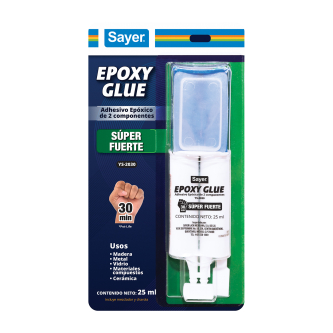 SAYER EPOXY GLUE CURADO SUPER FUERTE 